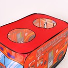Детская игровая палатка «Пожарная машина» 70 × 70 × 110 см - фото 4113877