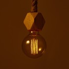 Светильник "Канат грани" Е27 60Вт коричневый 10х10х105см BayerLux - Фото 4