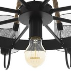 Светильник "Ричард" 8хЕ27 60Вт черный 75х75х35-75см BayerLux - фото 24664504