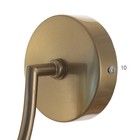 Бра "Джавиер" Е27 40Вт золото-дымчатый 22,7х15 см - фото 23174749