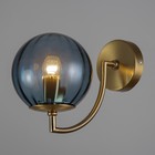 Бра «Джавиер» Е27 40 Вт золото-синий 22.7×15 см - Фото 2