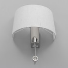 Бра "Лаура" Е27 40Вт белый-хром 28х45 см - фото 23174868