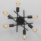 Люстра «Аднес» 6хЕ27 40 Вт черный BayerLux - фото 37945341