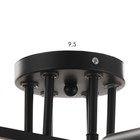 Люстра «Аднес» 6хЕ27 40 Вт черный BayerLux - фото 37945342