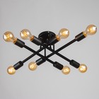 Люстра "Аднес" 8хЕ27 40Вт черный BayerLux 9854389 Люстра "Аднес" 8хЕ27 40Вт черный BayerLux 9854389