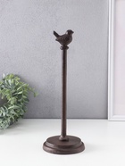 Фигурка чугун, держатель для полотенец бумажных «Птичка», 12×12×33 см - Фото 1