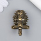 Уголок (ножка) для шкатулки металл "Голова лошади" бронза 2,8х3,9 см - фото 24414833