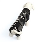 Попона послеоперационная, размер XS, ДС 22, ОГ 28-35 см, вес 2-4 кг, хлопок. камуфляж - Фото 3