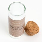 Колба для свечи с наклейкой «The magic» 8,5 х 3 см - фото 23270678