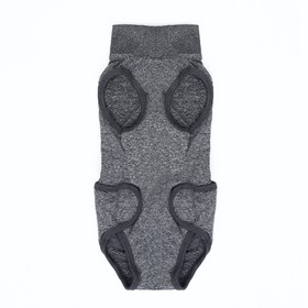 Попона послеоперационная, размер XS, ОГ 45-54, ОТ 33-38 см, вес 14-20 кг, полиэстер, спандекс, серая