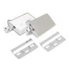 Навес мебельный для кухонных шкафов «P02», серый, нагрузка 100 кг на пару, набор 2 шт. - Фото 8