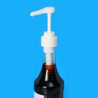 Помпа - дозатор для сиропа, белая, универсальная, (31-32 мм) 10 мл - Фото 2