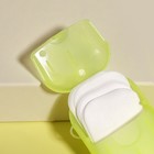 Мыло листовое, в пластинах, 18 (± 2) шт, в футляре, цвет жёлтый - Фото 5