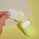 Мыло листовое, в пластинах, 18 (± 2) шт, в футляре, цвет жёлтый - Фото 6