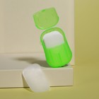 Мыло листовое, в пластинах, 18 (± 2) шт., в футляре, зелёное - Фото 3