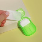 Мыло листовое, в пластинах, 18 (± 2) шт., в футляре, зелёное - Фото 6