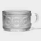 Кружка «Ларго», 400 мл, 13.2×7 см, стекло, прозрачная - Фото 1