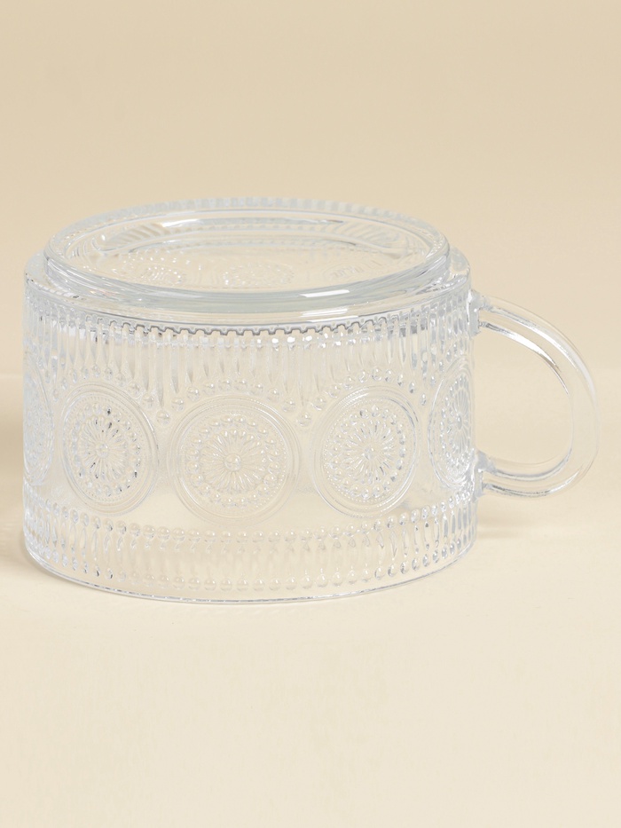 Кружка «Ларго», 400 мл, 13.2×7 см, стекло, прозрачная - фото 115357414