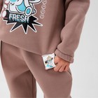 Толстовка (худи) для девочки MINAKU: CRUSH, тёмно-розовая, рост 152 см - Фото 4