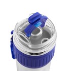 Термокружка, 400 мл, New design, сохраняет тепло до 8 ч, синяя - Фото 4