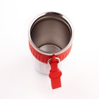 Термокружка, 400 мл, New design, сохраняет тепло до 8 ч, красная - Фото 5