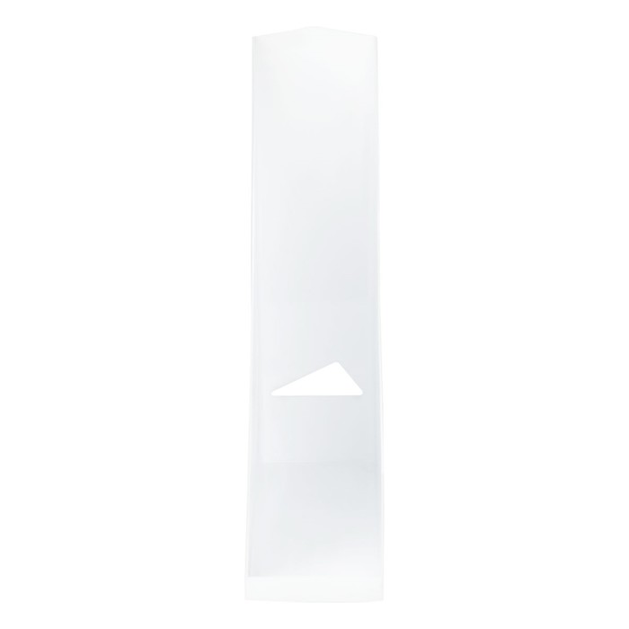 Лоток для бумаг вертикальный СТАММ "Дельта", ширина 85 мм, белый