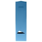 Лоток для бумаг вертикальный СТАММ "Дельта", ширина 85 мм, сине-голубой - Фото 4