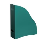 Лоток для бумаг вертикальный СТАММ "Дельта", ширина 85 мм, темно-зеленый - фото 24294216