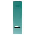 Лоток для бумаг вертикальный СТАММ "Дельта", ширина 85 мм, темно-зеленый - фото 24294218