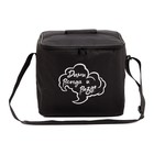 Сумка для кальяна на молнии, размер 32×28×24 см, чёрная - Фото 4