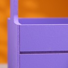 Ящик - кашпо деревянный 25х15х30 "Любимой Маме" Фиолетовый - фото 7848652