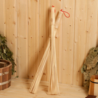 Набор веников массажных из бамбука (2 шт), 60 см, прут 0.2 см - Фото 4