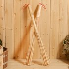 Набор веников массажных из бамбука (2 шт), 60 см, прут 0.2 см - Фото 7