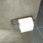 Держатель для туалетной бумаги IDDIS Slide, без крышки, цвет графит - Фото 2