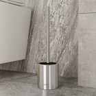 Ёрш для туалета IDDIS Optima Home, 102х102х380 мм, нержавеющая сталь, 02 - Фото 2