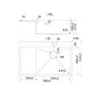 Мойка для кухни IDDIS Haze, 510х780 мм, чаша справа, цвет сатин, нержавеющая сталь - Фото 15