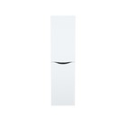 Пенал для ванной комнаты IDDIS Cloud 40 см, подвесной, цвет белый/чёрный мрамор - Фото 2