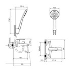 Смеситель для ванны IDDIS Ray RAYWT02i02, белый матовый - Фото 5