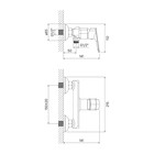 Смеситель для душа IDDIS Vibe VIBSB00i03WA, глянцевый хром - Фото 3