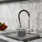 Смеситель для кухни IDDIS Ace, с фильтром и гибким изливом, цвет сатин - Фото 9