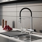 Смеситель для кухни IDDIS Ace, с фильтром и гибким изливом, хром - Фото 8