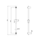 Стойка для душа IDDIS Ray RAY70B0i17, чёрная матовая - Фото 6