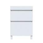 Тумба напольная для стиральной машины IDDIS Optima Home, 120 см, белая - Фото 2