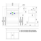 Тумба напольная для стиральной машины IDDIS Optima Home, 120 см, белая - Фото 8