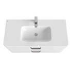 Тумба подвесная с раковиной IDDIS Brick BRI10W1i95K, 100 см, белая - Фото 2