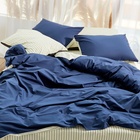 Постельное бельё Этель дуэт Stripes: blue, 143х215см-2шт, 214х240см, 50х70см-2шт, перкаль,114 г/м2 - Фото 3