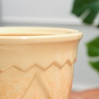 Горшок цветочны Арго №2, Бежевый 2,8 л - фото 23174965