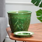 Горшок цветочны Арго №2, Зеленый 2,8 л - фото 23174972