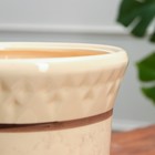 Горшок цветочный Крит №3, Белый 3,7 л, МИКС - фото 23175001