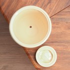 Горшок цветочный Крит №3, Белый 3,7 л, МИКС - фото 23175002